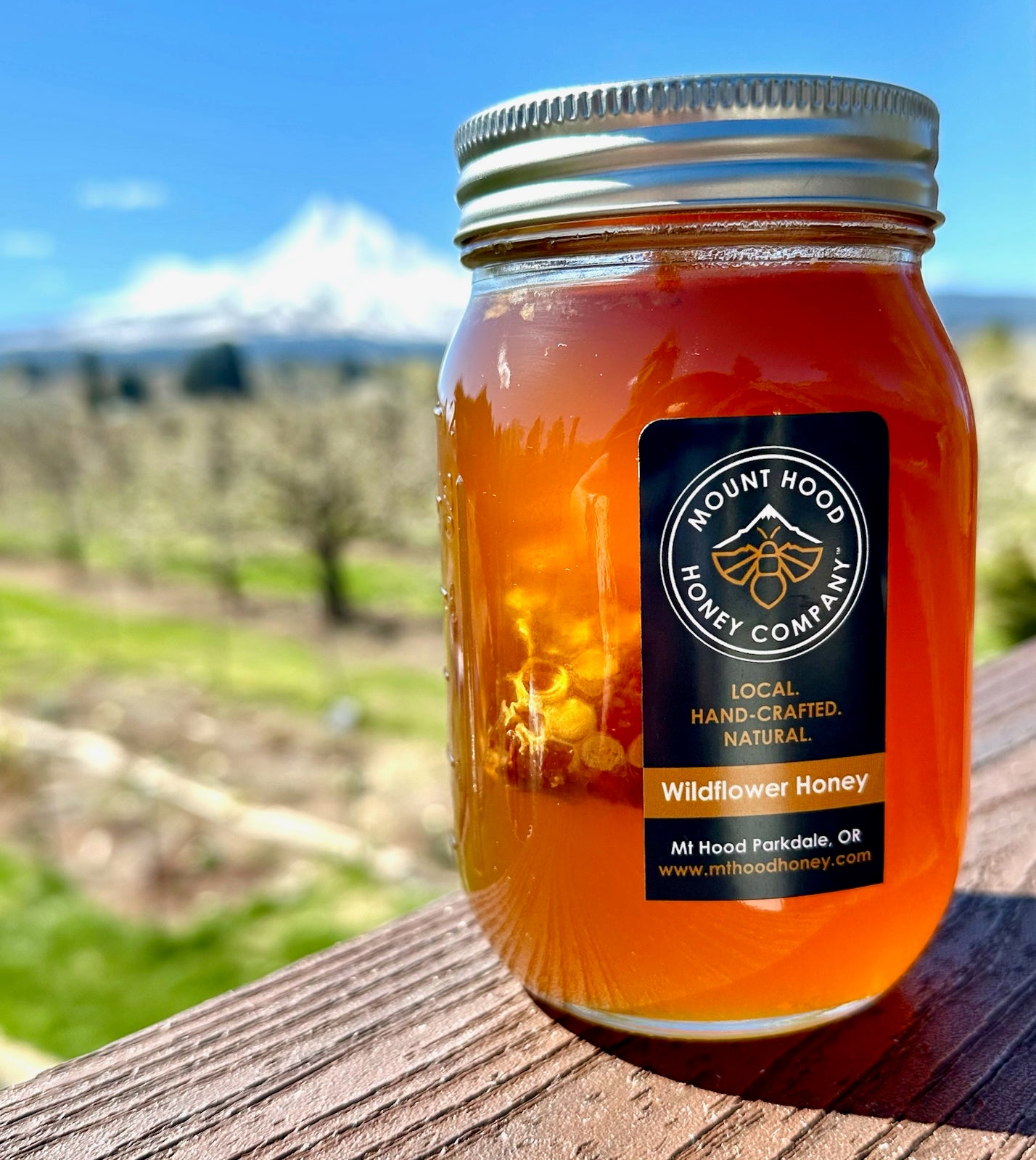 Honey - 22 oz Mason Jar