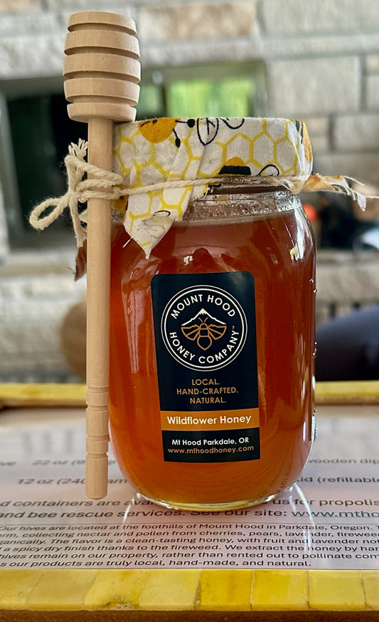 Honey - 22 oz Mason Jar Gift Set with Dipper at Lucy's